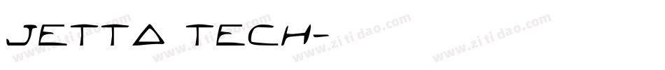 JETTA TECH字体转换